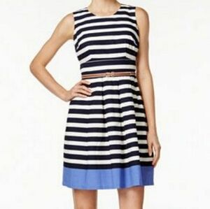 Charter Club Nautical Woman's Striped Dress Size 6P